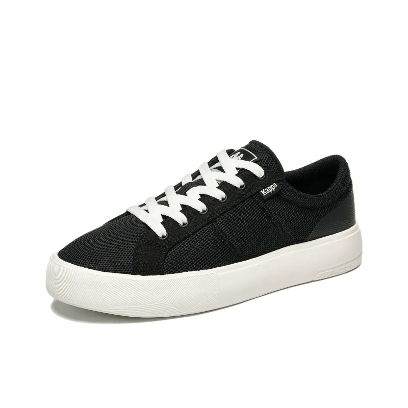Kappa Slip Resistant Breathable Low Top Skateboard Shoes Men's Black-2