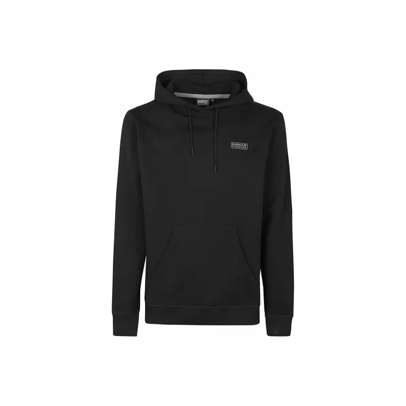 BARBOUR Logo Detailed Drawstring Hoodie-0