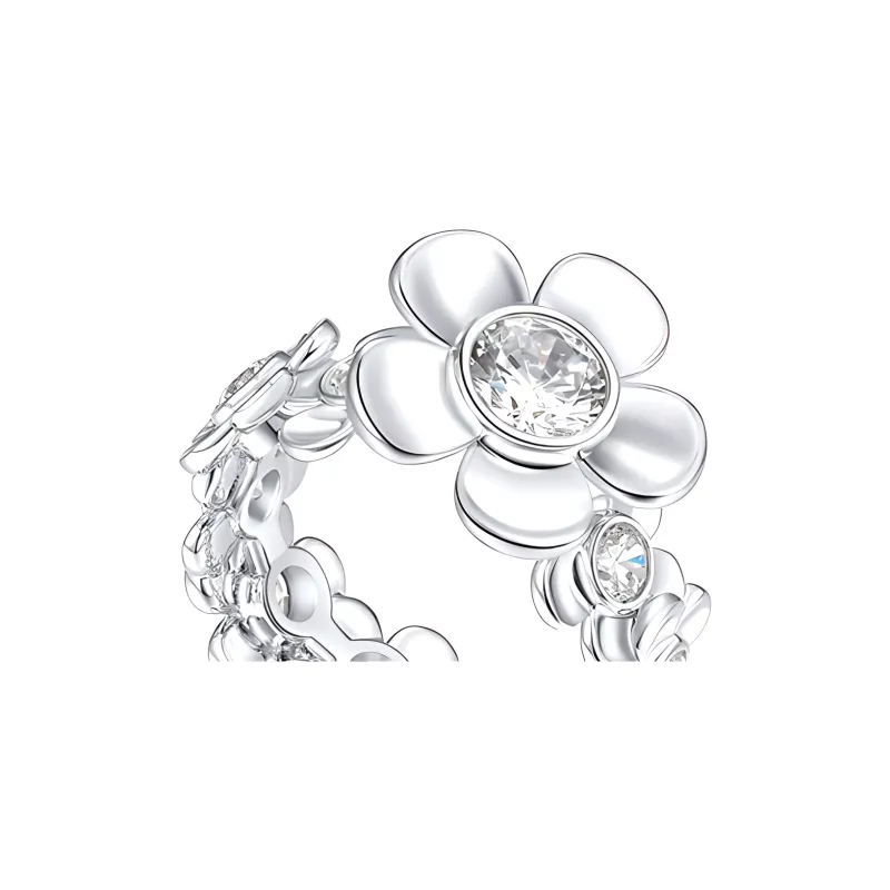 YVMIN Paradise Series 925 Sterling Silver Rings Women's Silver-1