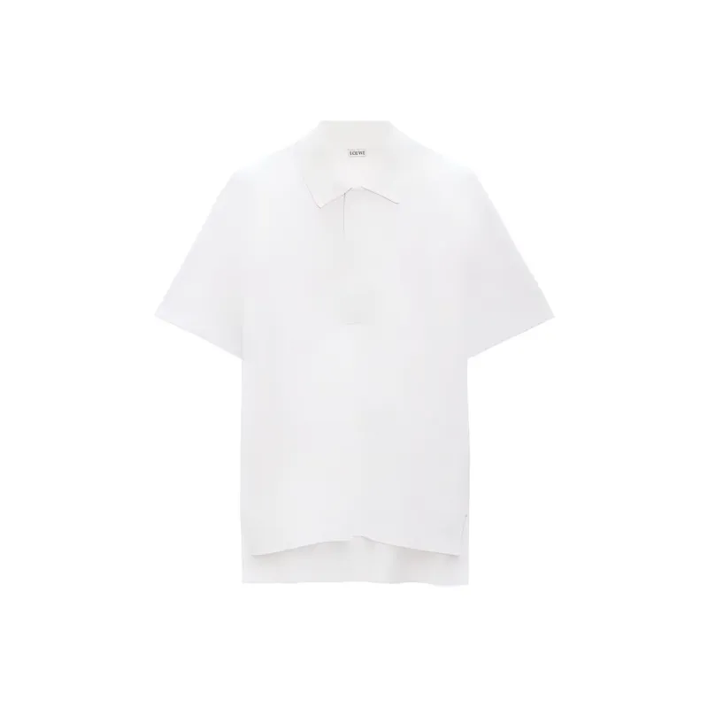 LOEWE FW24 Polo Shirt Men's White-0
