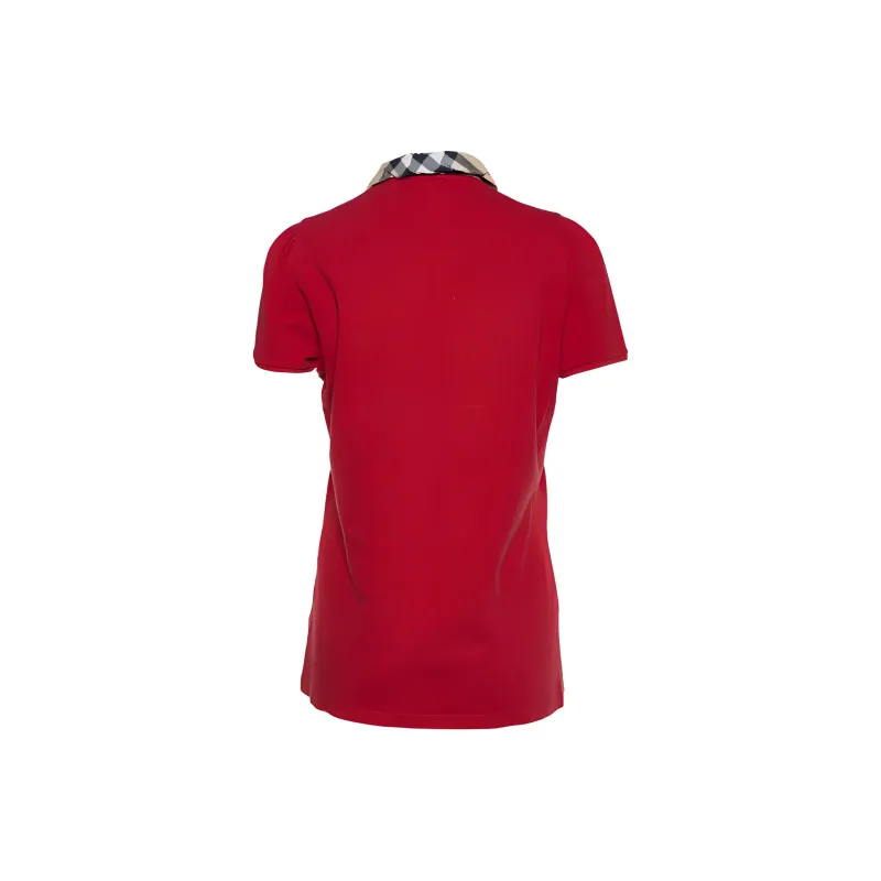 Burberry SS23 Polo Shirt Women's Red-1