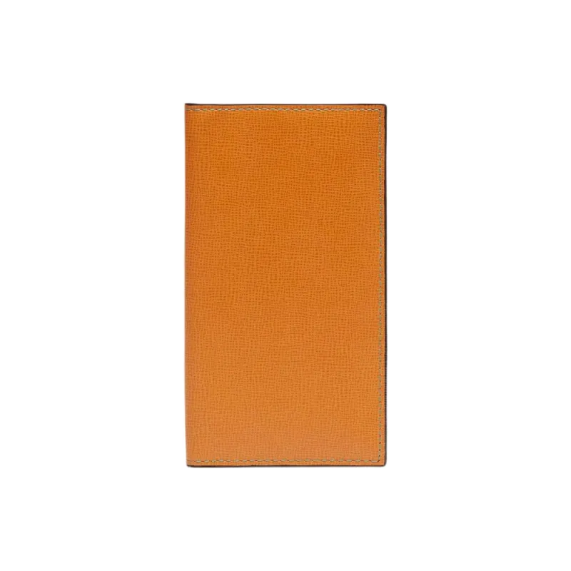 Valextra Calfskin Wallet Women's Havana Brown-0