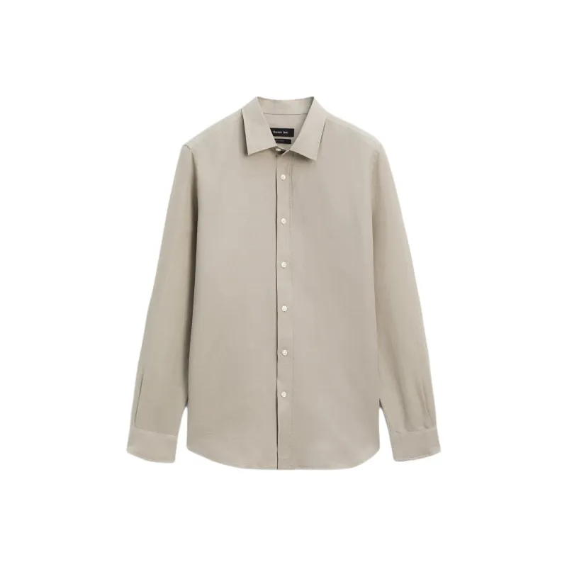 Massimo Dutti Shirt Men's Light Umber-0