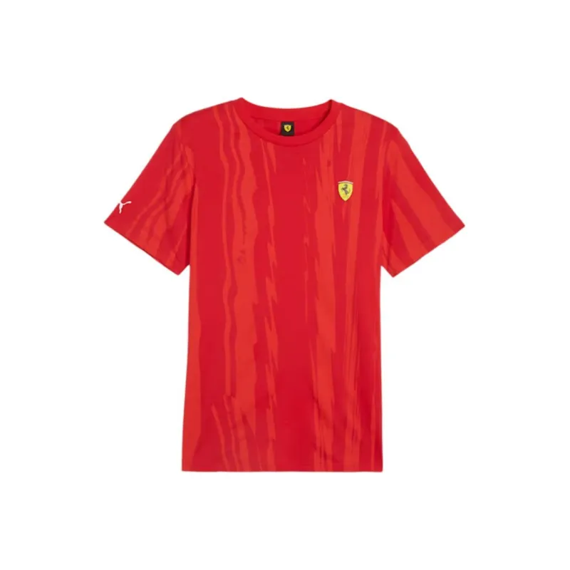 PUMA Scuderia Ferrari T Shirts Men Ferrari Red-0