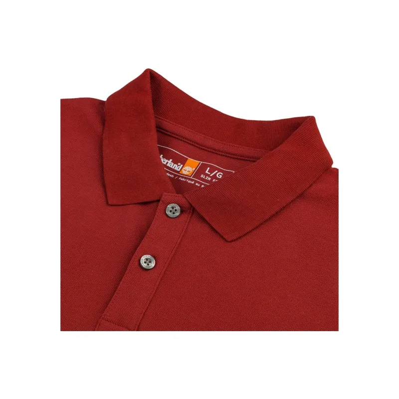 Timberland Polo Shirt Men's Red-2
