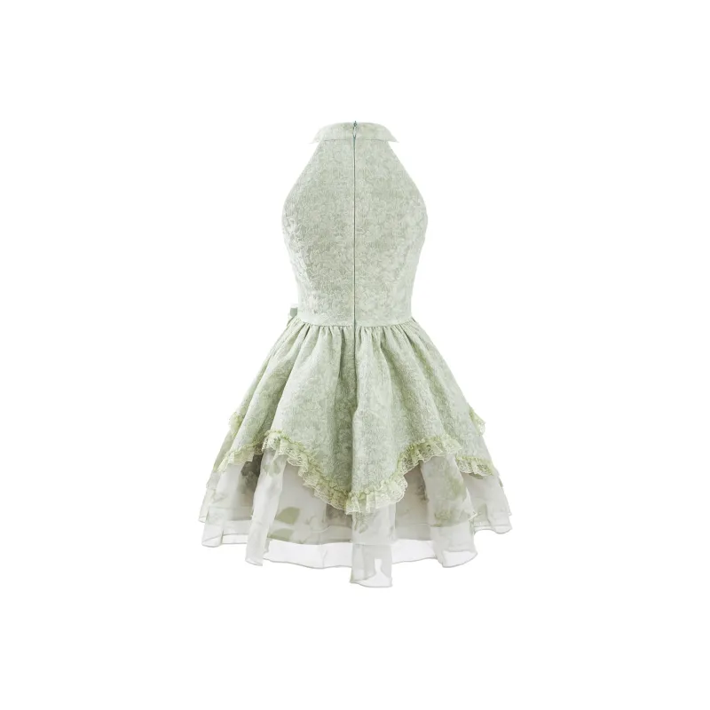 Blovelan Sleeveless Dress Women's Matcha Green-1