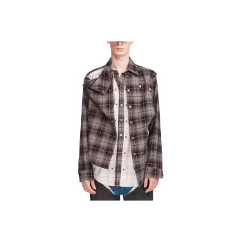 YProject FW23 Shirt Men's Gray Black
