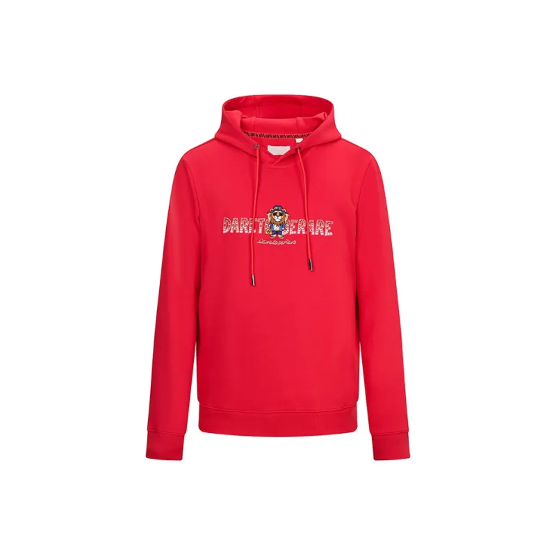 RARE CNY New Year's Collection Hoodie Men's Red-0
