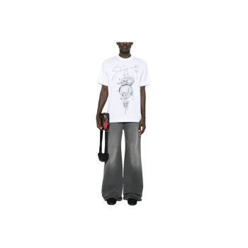Givenchy Snake Printed Crewneck T Shirt