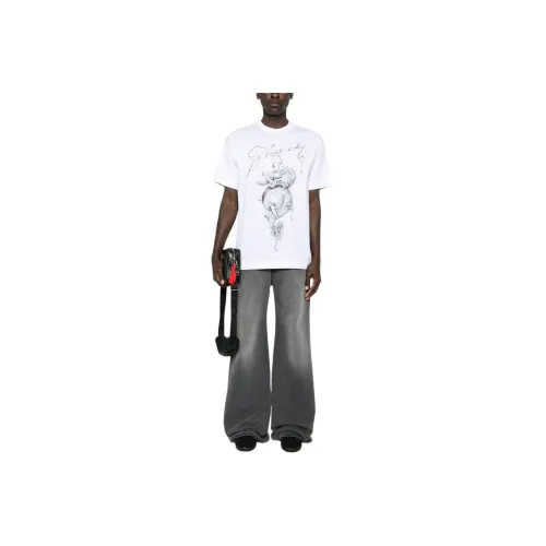 Givenchy Snake Printed Crewneck T Shirt