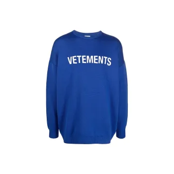Vetements Sweaters Unisex Blue