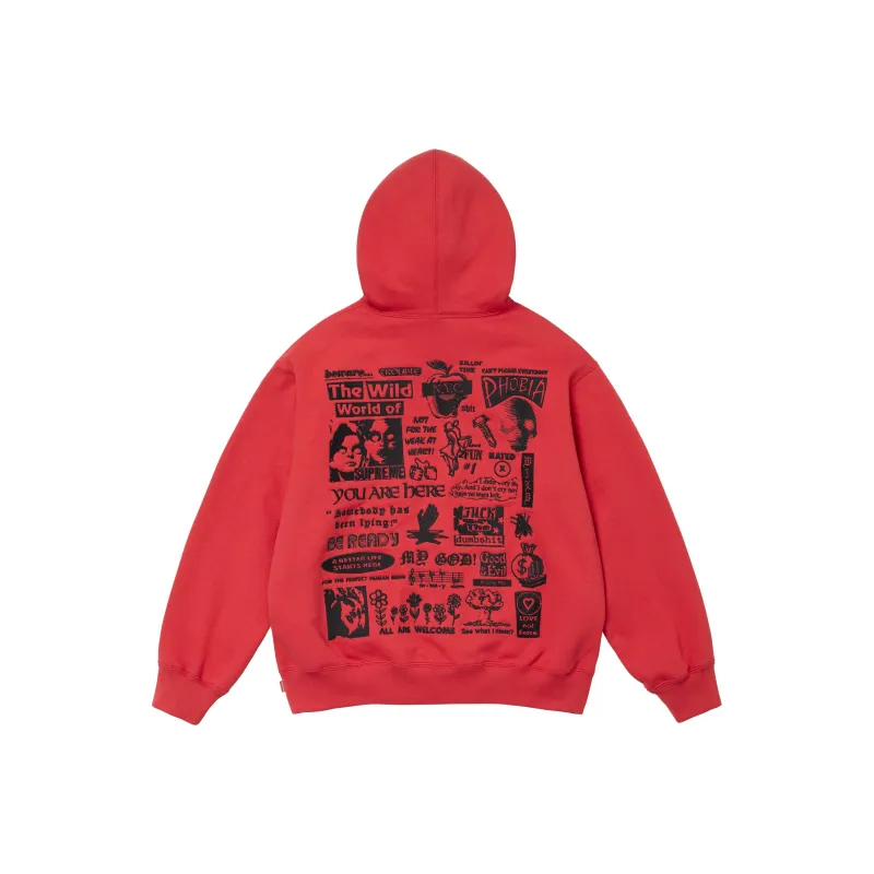 Supreme Wild Embroidered Hooded Sweatshirt-6