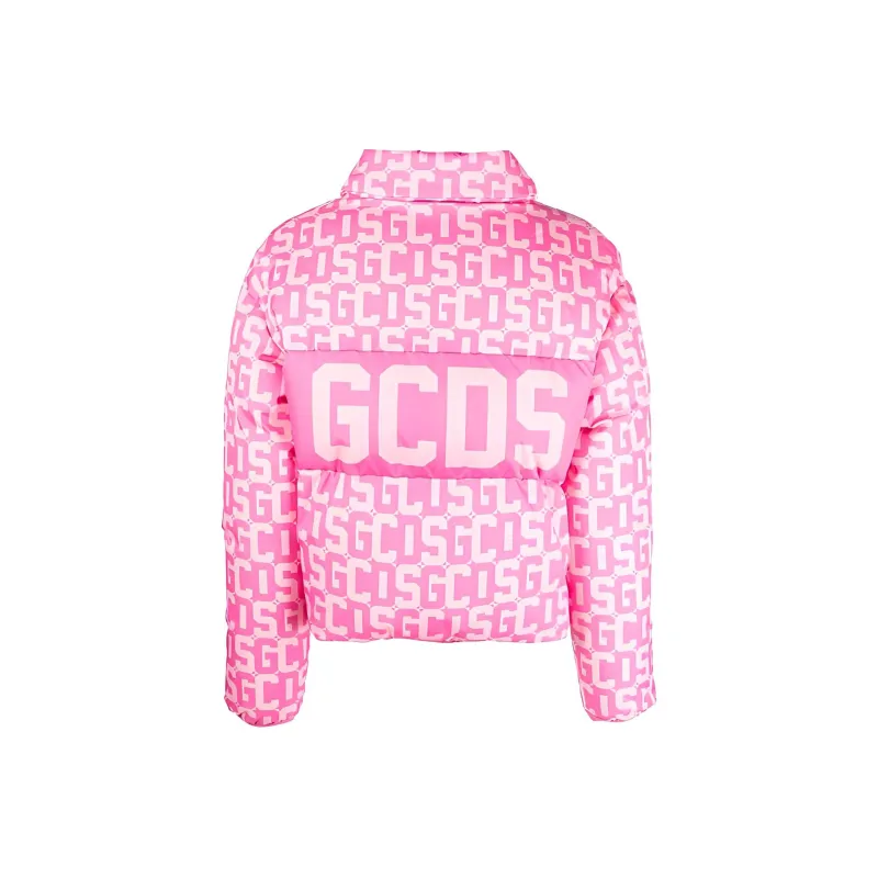 GCDS Logo print Padded Jacket-1