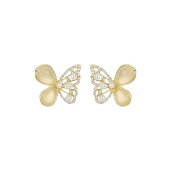JIACUIYUN Colored Glaze Stud Earrings Unisex