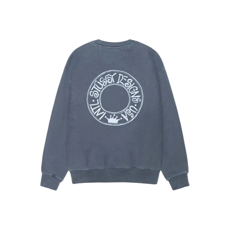 Stussy Buana Pigment Dyed Crew-12