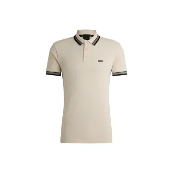 HUGO BOSS Logo Embroidered Short Sleeved Polo Shirt
