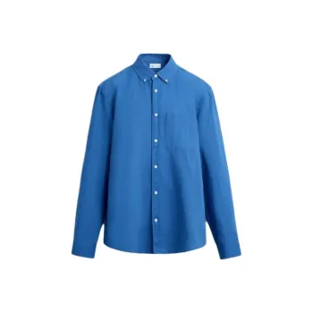 ZARA Shirts Men Bright Blue