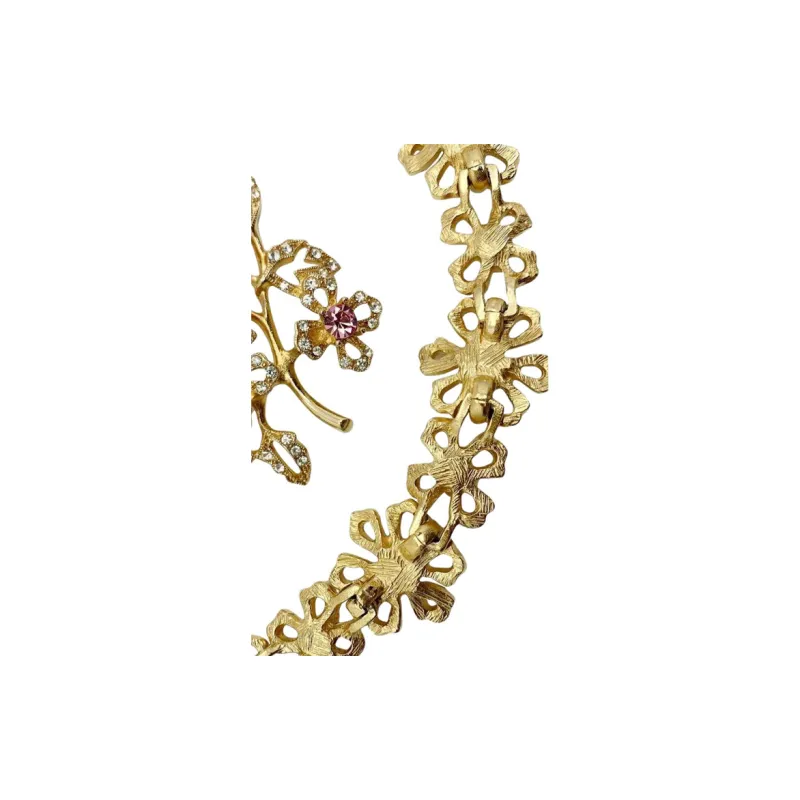Givenchy Floral Necklace Set Set Of Two-1