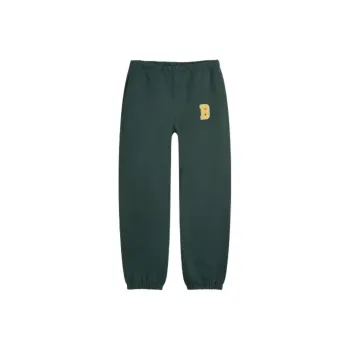 Beams Knitted Sweatpants Men's Green