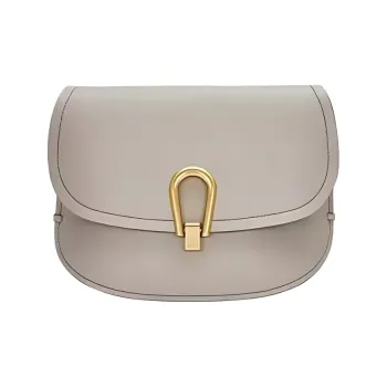 ZESH Cow Leather Saddle Bag, Shoulder Bag Large Size Women's Multicolor