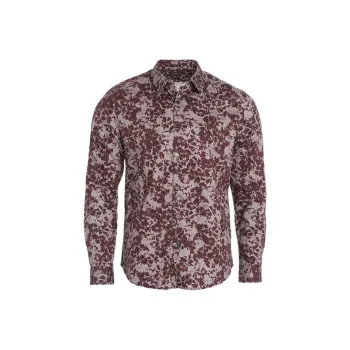GUESS Luxe Dried Bloom Shirt Shirt Men's Red