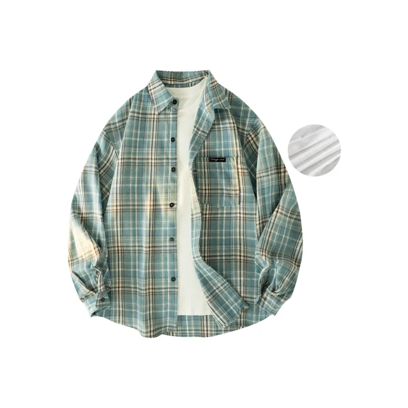 PAEFA Shirt Fleece Lined Thin Unisex-11