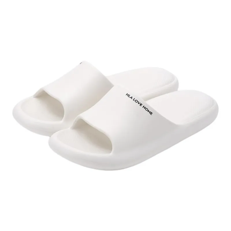 HLA Couple Home Slippers, Summer Minimalist Style Lightweight Bathroom Bathing Slip Resistant Slippers-0