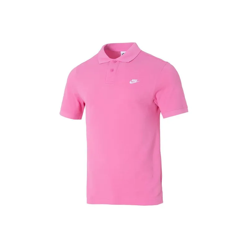 Nike Polo Shirts Men Pink-0