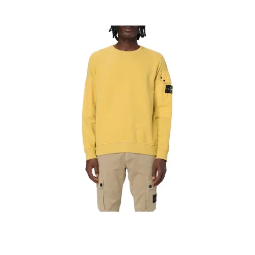 STONE ISLAND Sweatshirt Unisex Yellow