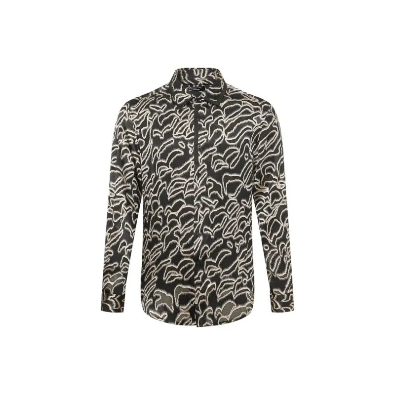 ANDREW MACKENZIE Shirts Men Black-0