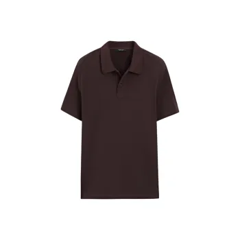 Massimo Dutti Polo Shirt Men's Red