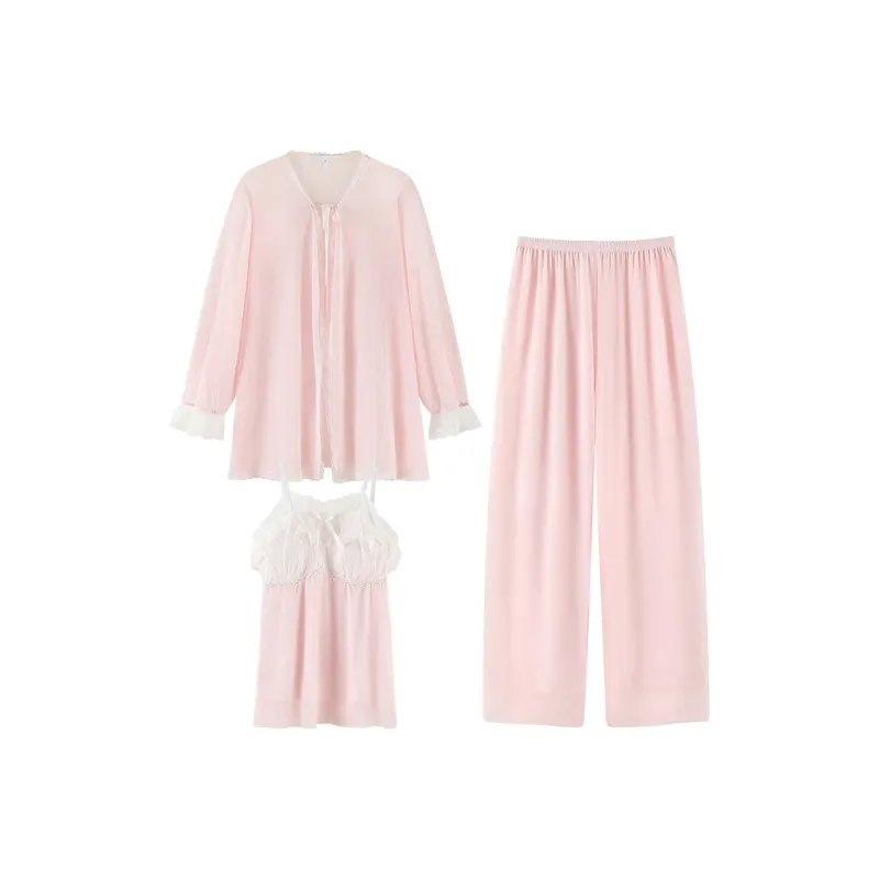 Maultiay Pajama Set Women's Pink-0