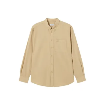 LACOSTE Shirts Men Beige
