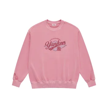 MLB MLB Preppy Style Collection New York Yankees SS25 Sweatshirt Unisex Light Peach Pink