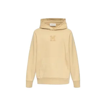 Moncler Monogram Patch Long Sleeve Hoodie