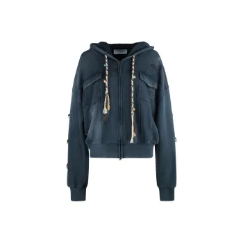 Valeria Obbaco Sweatshirt Unisex Navy Blue