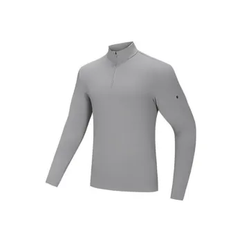 Anta x ZHONGGUOGUOJIADILI LIANMINGKUAN Outdoor Collection Sweatshirt Men's Azure Dove Gray