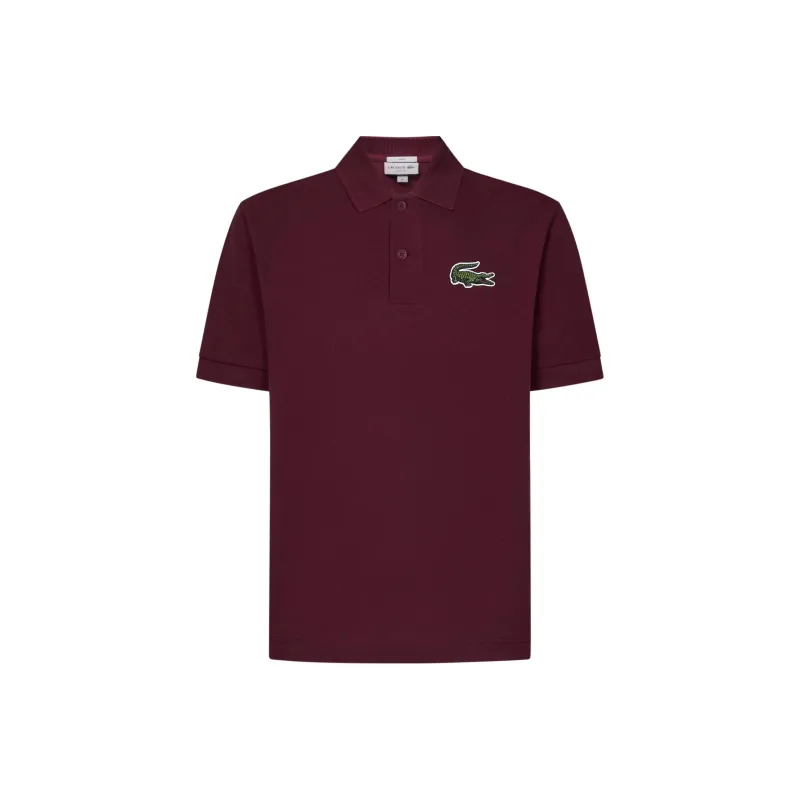 LACOSTE Logo Embroidered Short Sleeved Polo Shirt-0