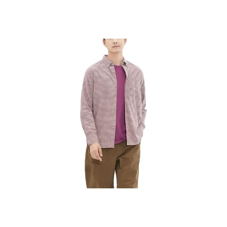 UNIQLO Shirts Unisex Maroon-0