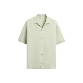 ZARA Shirts Men Light Green