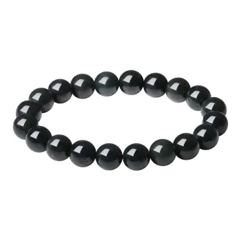 ALLOVE Hetian Jade Bracelets Black Jade Unisex