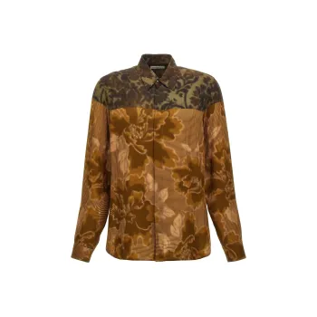 DRIES VAN NOTEN Carvies 9080 Floral Pattern Shirt