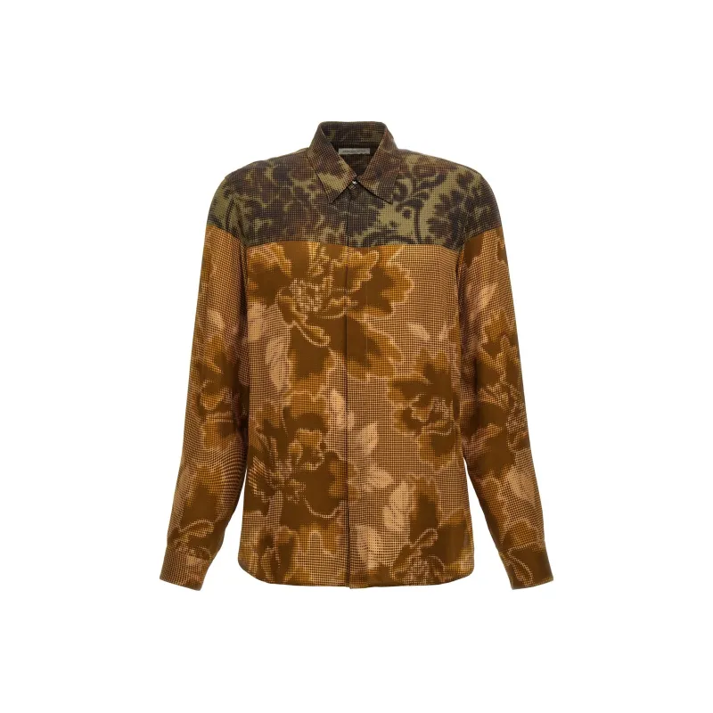 DRIES VAN NOTEN Carvies 9080 Floral Pattern Shirt-0