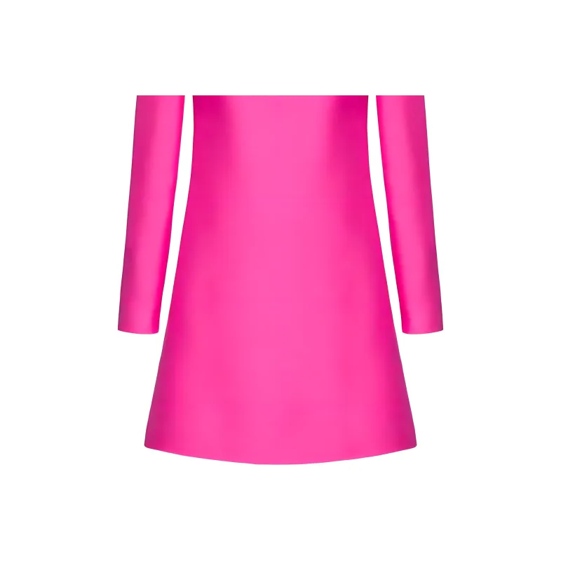 Valentino Valentino Pink Pp Collection FW22 Long-Sleeved Dresses Women's Pink-3