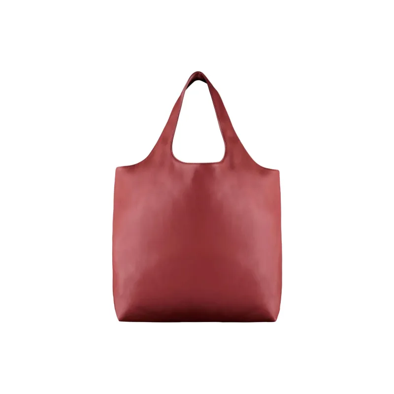 A.P.C Ninon Polyurethane Tote Bag, Shopping Bag, Handbag, Shoulder Bag Regular Unisex Red-2
