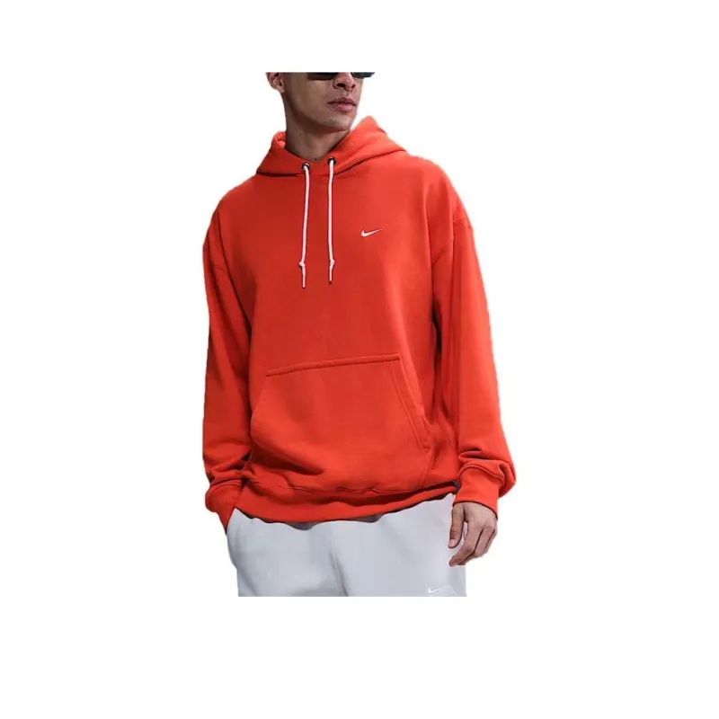 Nike Solo Swoosh Sweatshirt Men's Orange-0