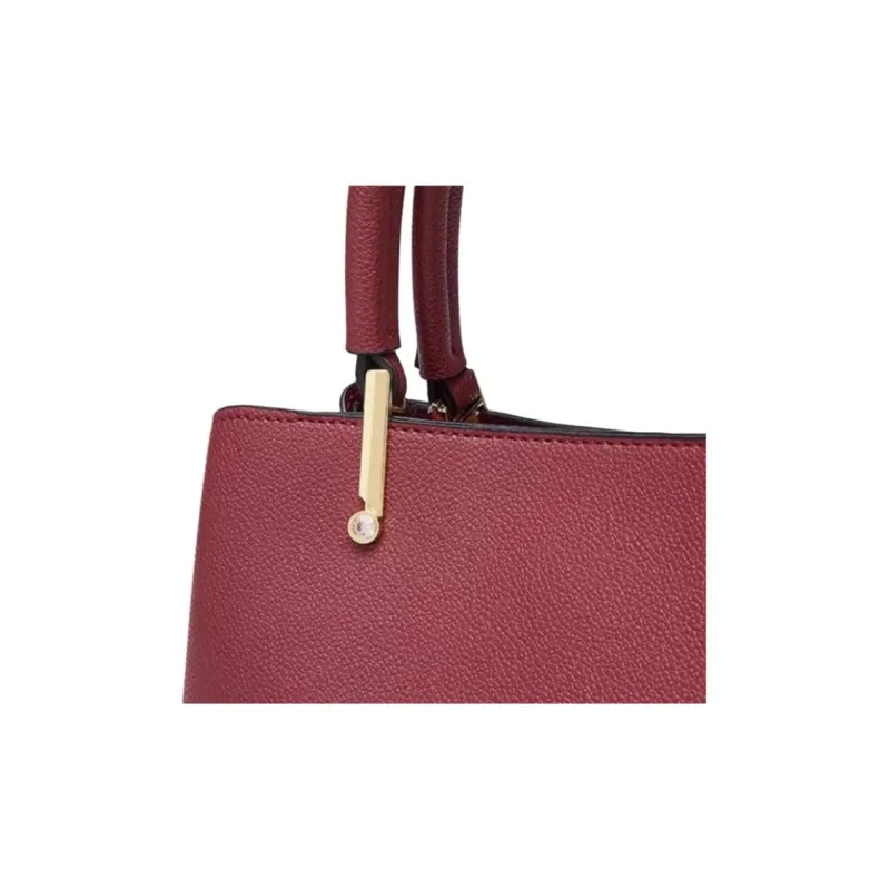 JOSINY Fabric, Synthetic Leather One Shoulder Handbag Medium Size Women's Multicolor-11