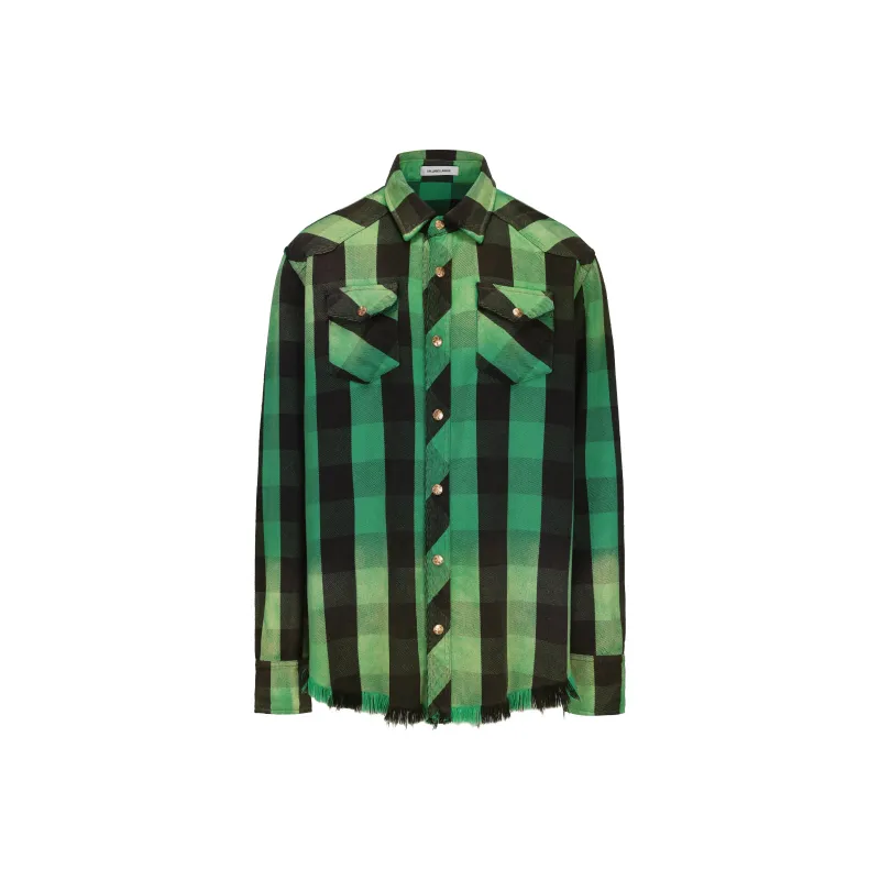 GALLIANO LANDOR Shirt Unisex The Lake Water Is Black And Green.-0