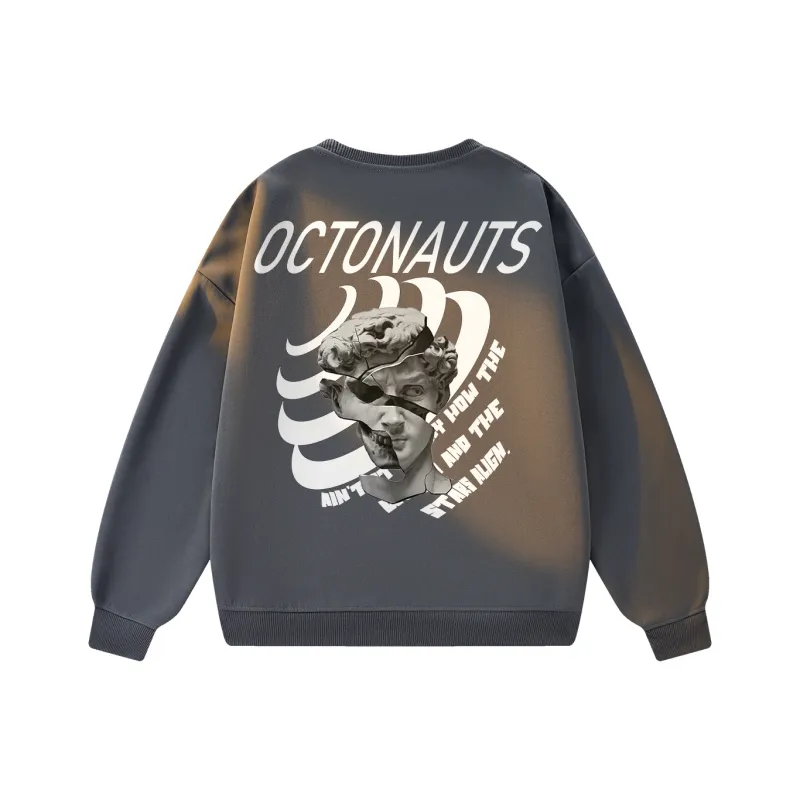 Small Columns Under The Sea Sweatshirt Unisex-20