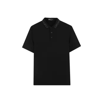 ANDREW MACKENZIE Polo Shirt Men's Black